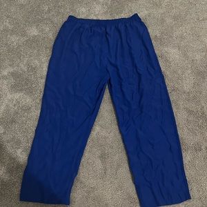 Blue joggers pants 3x stretchy